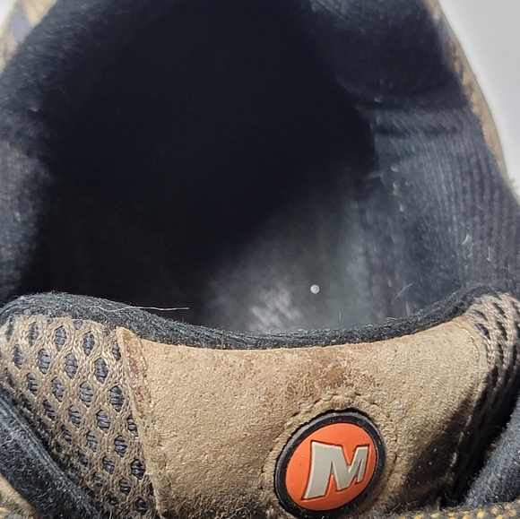 Merrell Walnut Moab 2 Ventilator Vibram Outdoor Trail Hiking Shoes Men'sSz 9.5 - Picture 9 of 12